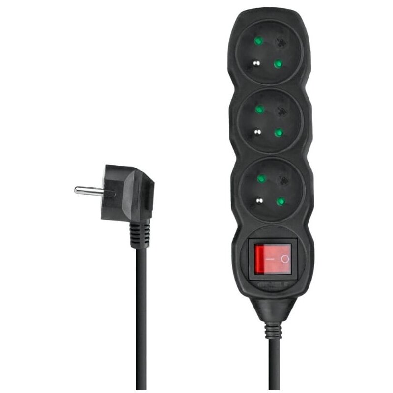 Przedłużacz DPM PP15 1.5 m Czarny