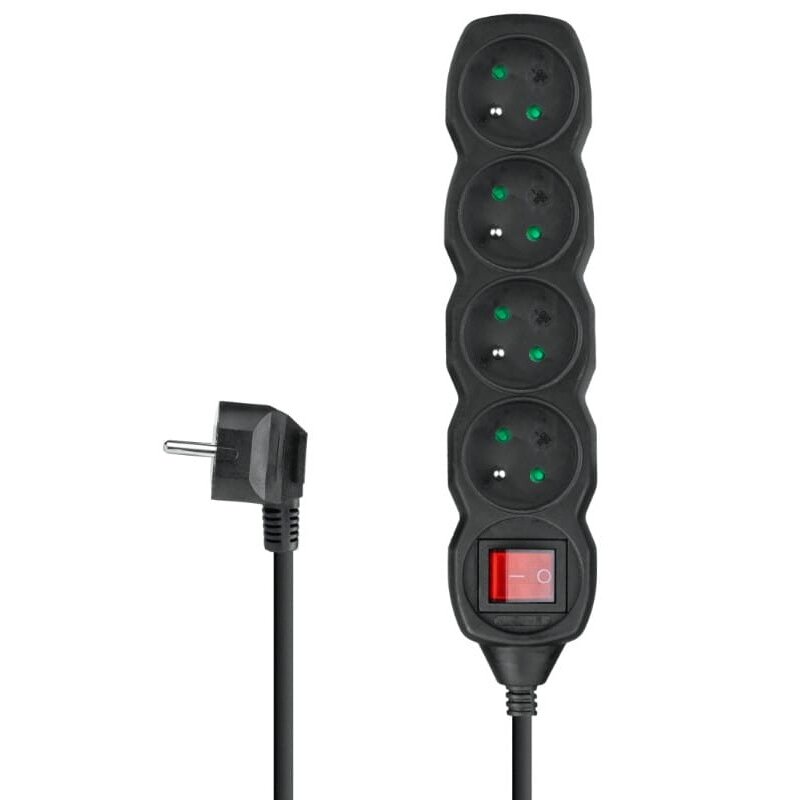 Przedłużacz DPM PP37 (5 m) Czarny