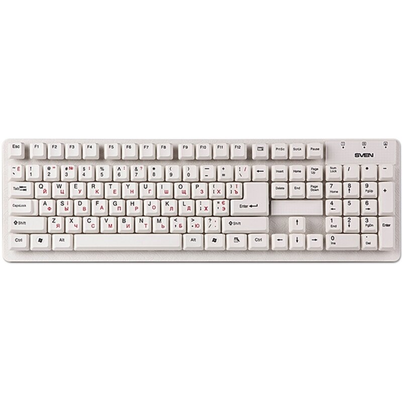 Klawiatura SVEN Standard 301 Biały