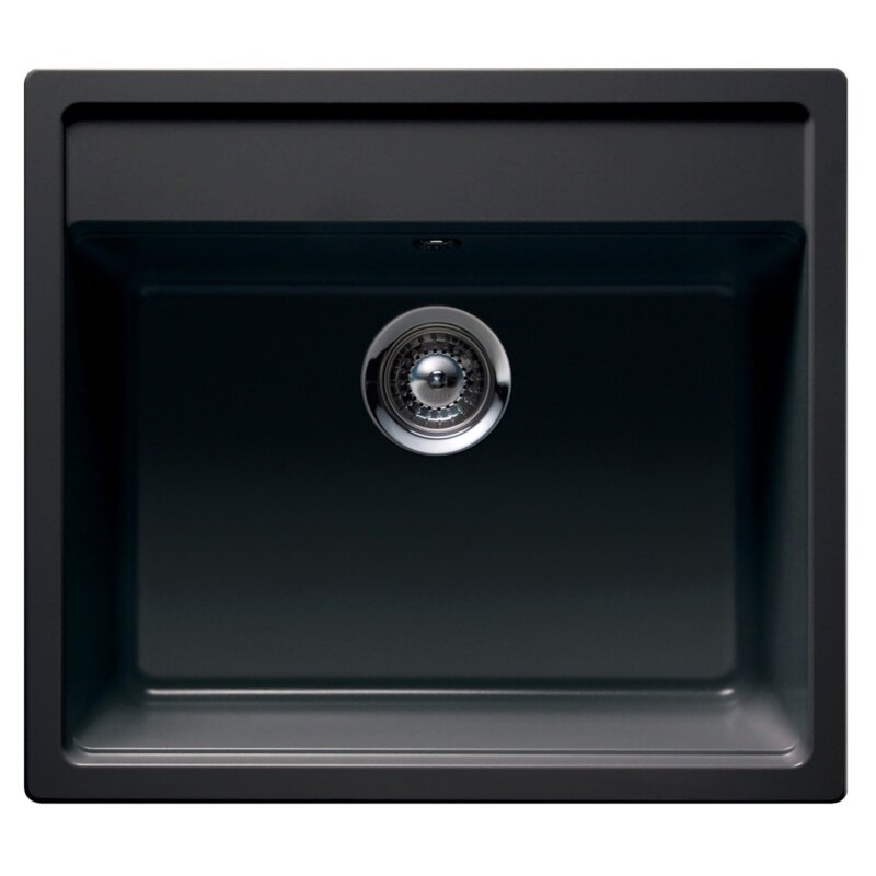 Zlewozmywak jednokomorowy SCHOCK Nemo N-100 Onyx 51x57