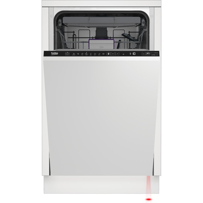 Beko bPro500 BDIS38042Q 44,8cm Automatyczne otwieranie drzwi Szuflada na sztućce
