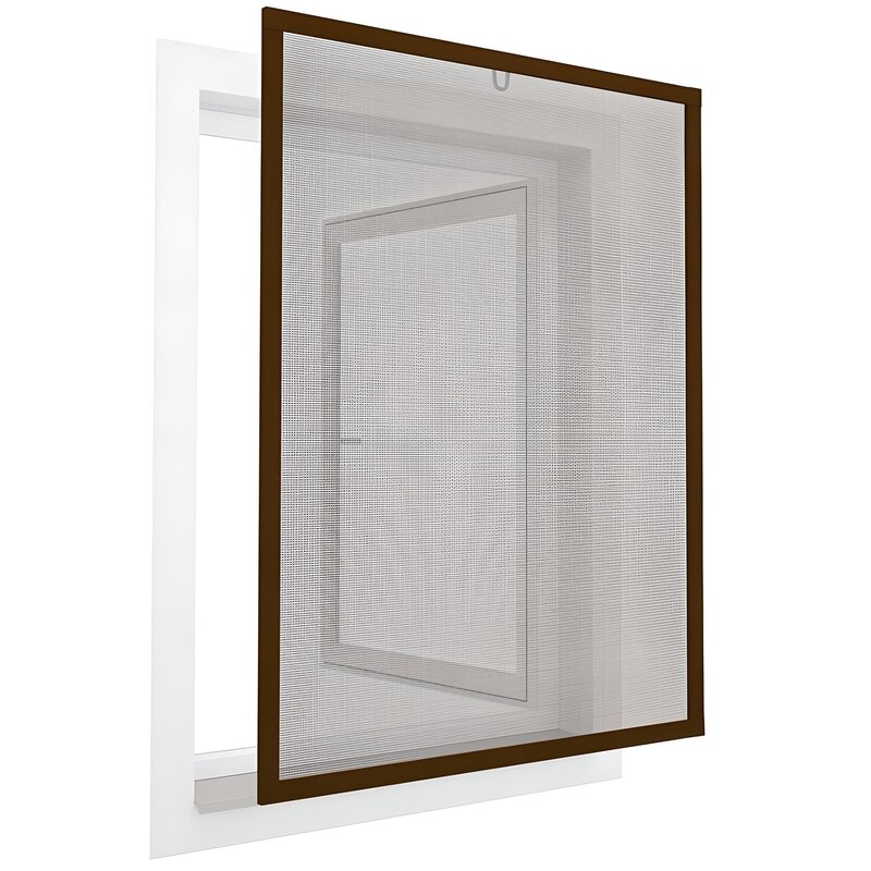 Moskitiera EASY LIFE Alu (120 x 140) Brązowy