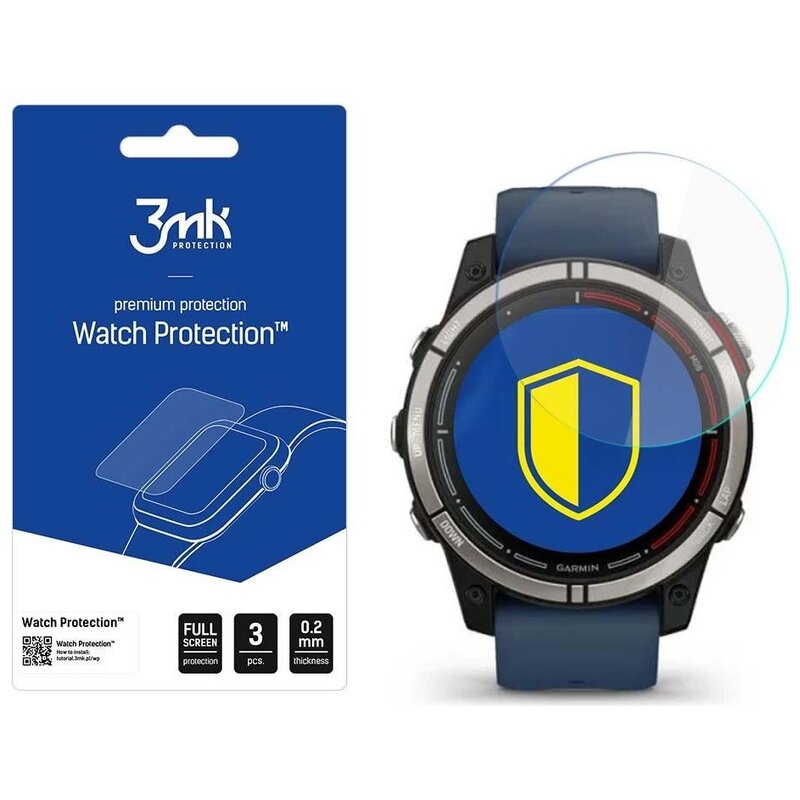 Szkło hybrydowe 3MK Watch Protection do Garmin Quatix 7