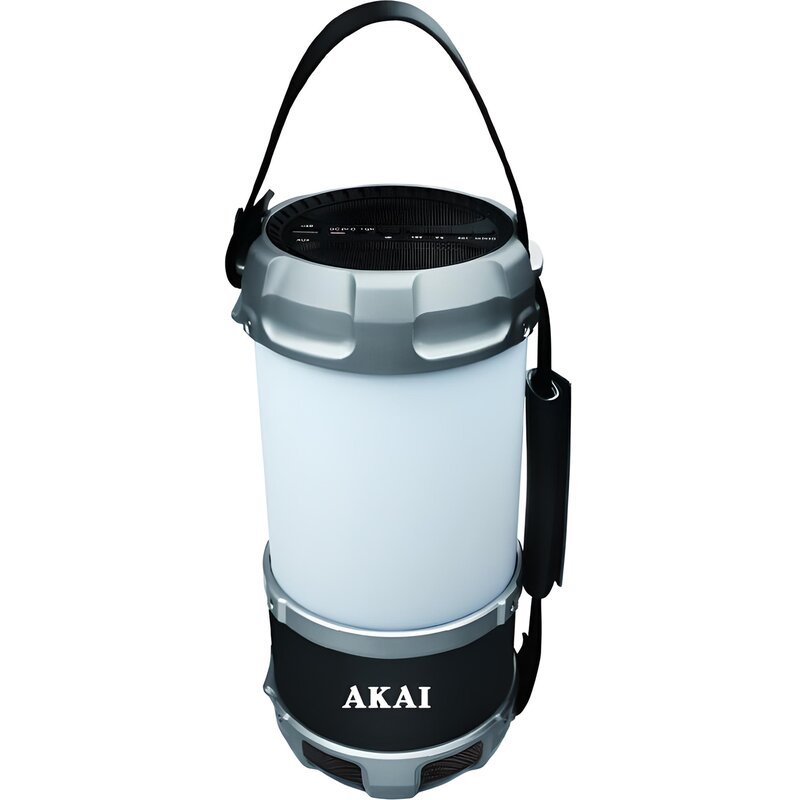 Głośnik mobilny AKAI ABTS-S38 Radio FM Czarno-szary