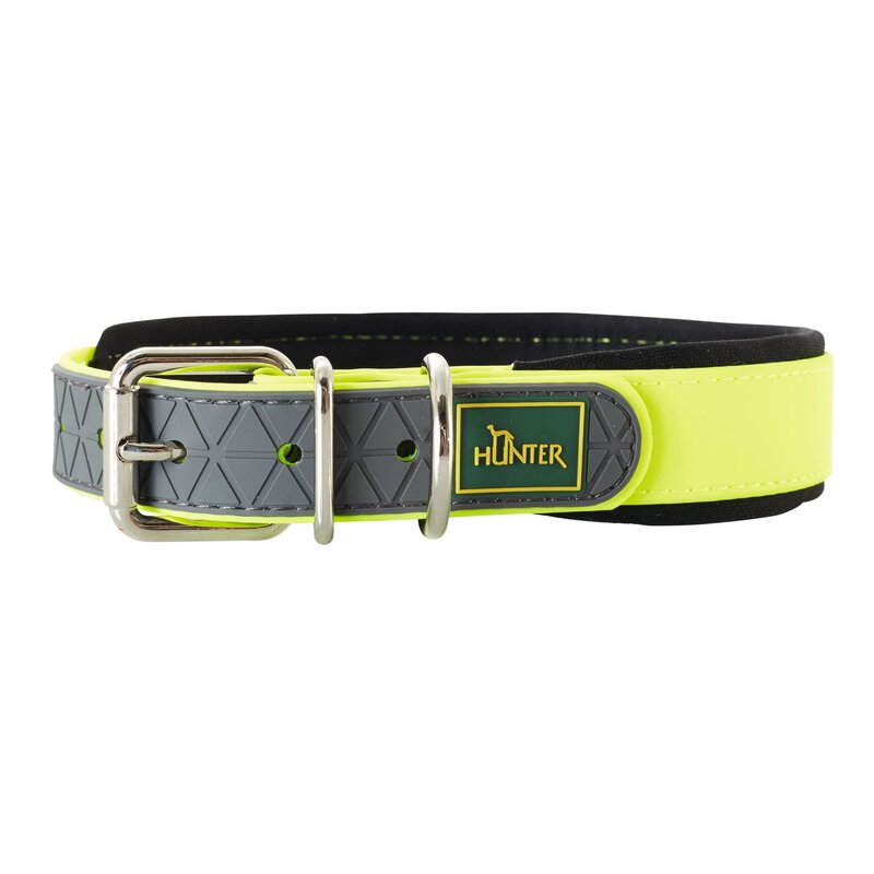 Obroża HUNTER Convenience Comfort 63106 (42 - 50 cm) Żółty