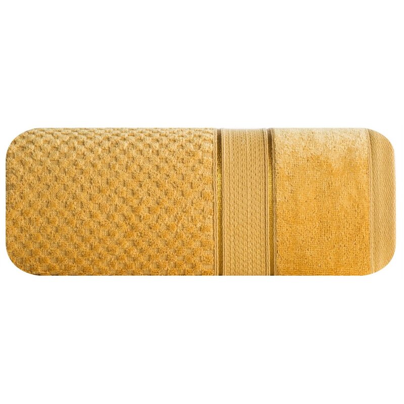 Ręcznik Jessi (10) 70 x 140 cm Musztardowy