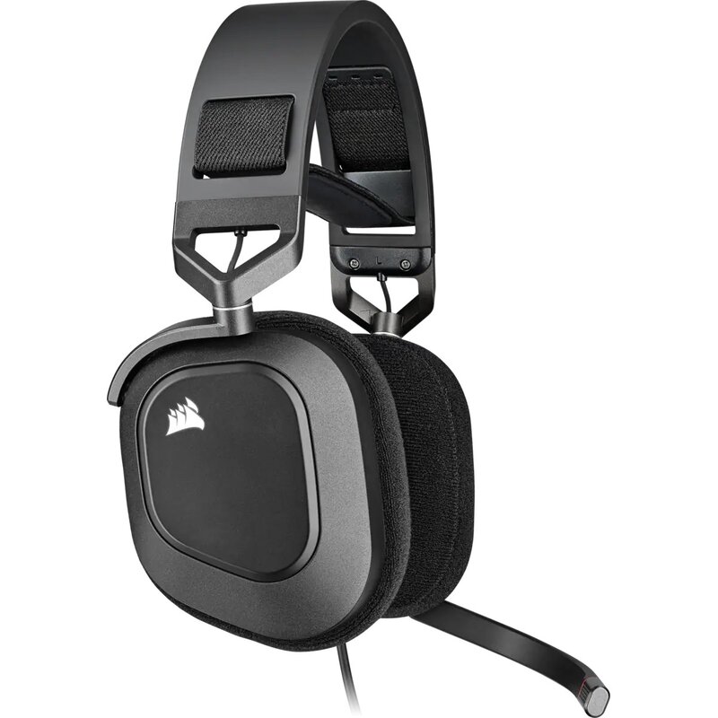 Słuchawki CORSAIR HS80 RGB USB Nauszne, Dźwięk przestrzenny Czarny