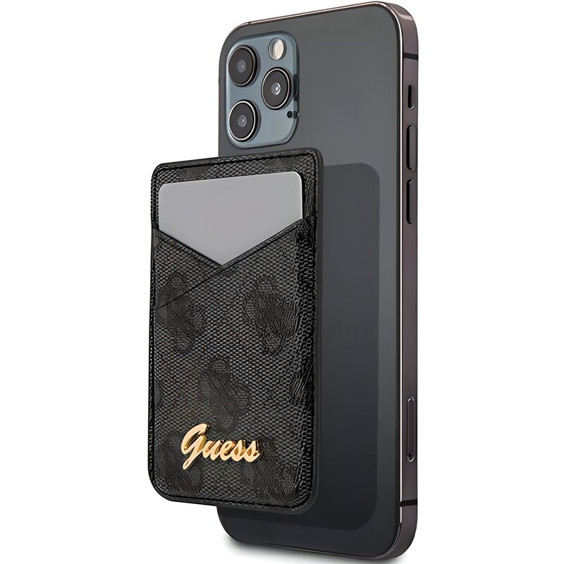 Guess 4G Magnetic Cardslot GUWMS4GTLBK do iPhone 12 Szary