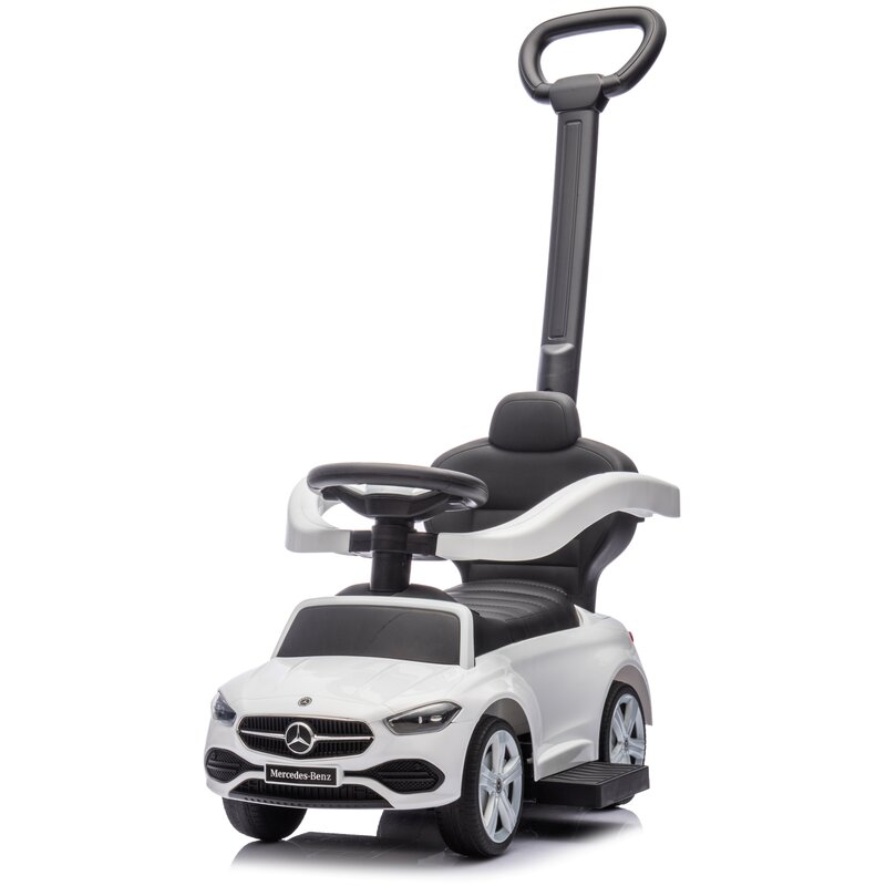 Jeździk SUN BABY Mercedes C-Class J05.040.1.2 Biały rączka