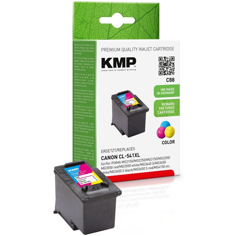 Tusz KMP do Canon CL-541XL Kolorowy 15 ml 1517,4030