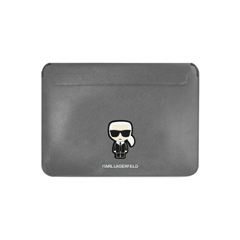 Karl Lagerfeld Saffiano Ikonik Karl KLCS16PISFG 16" Srebrny