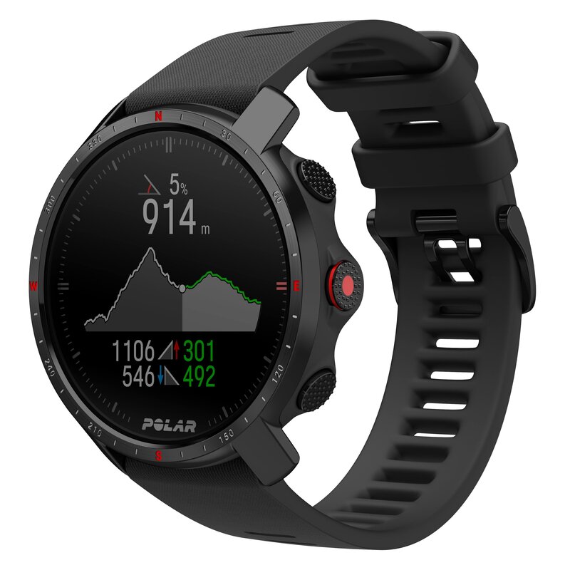Zegarek sportowy POLAR Grit X PRO M/L Czarny
