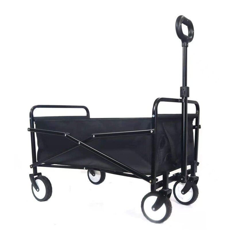 Wózek turystyczno-plażowy ENERO 1041360 Czarny 40 kg teleskopowa rączka