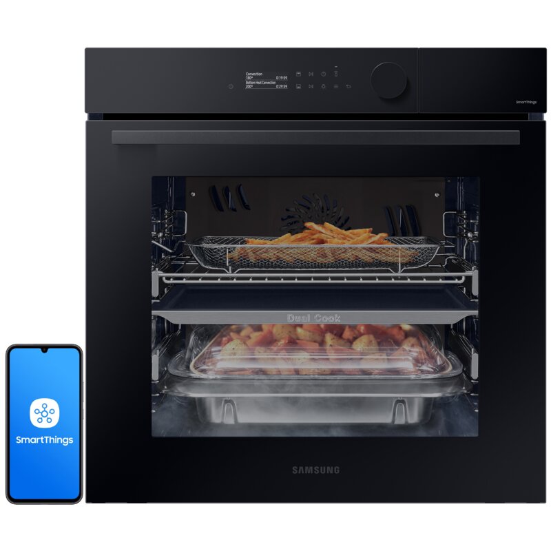 Piekarnik SAMSUNG NV7B5685BAK U2 Dual Cook Elektryczny parowy Czarny A+