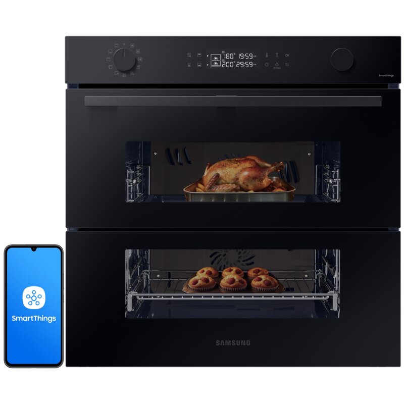 Piekarnik SAMSUNG NV7B4525ZAK U2 Dual Cook Flex Elektryczny Czarny A+