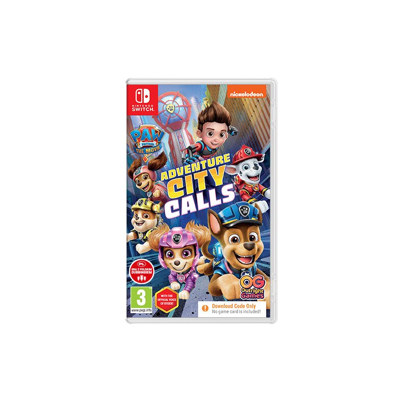 Psi Patrol: Miasto Przygód Wzywa Gra na Nintendo Switch