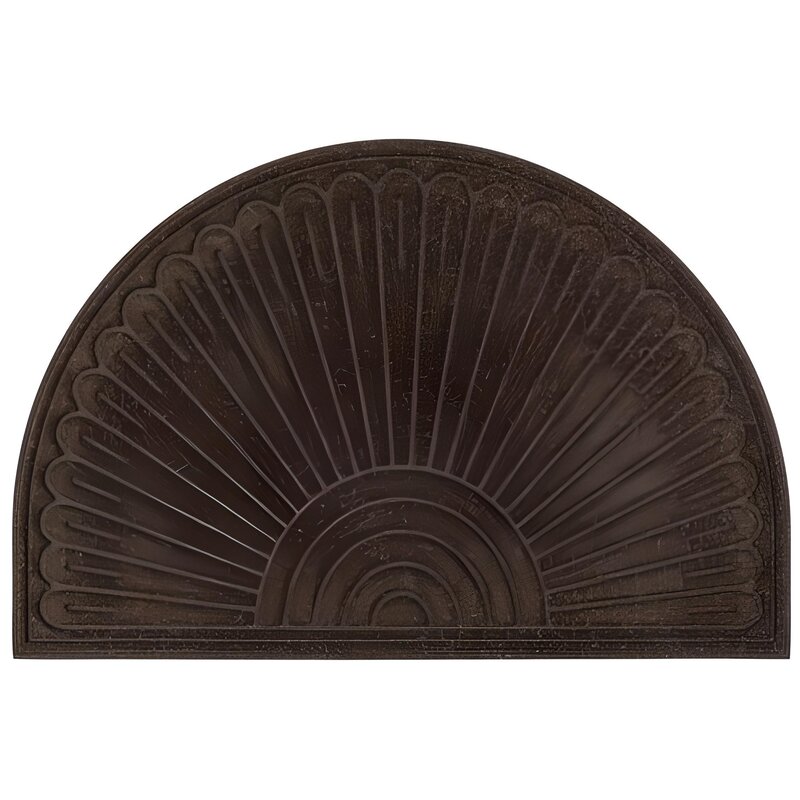 Wycieraczka MULTIDECOR Contours Halfmoon Brązowy 60 x 90 cm