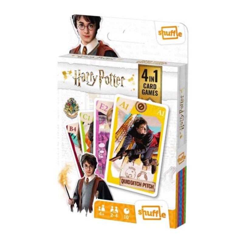 Gra karciana CARTAMUNDI Shuffle Harry Potter 4 w 1