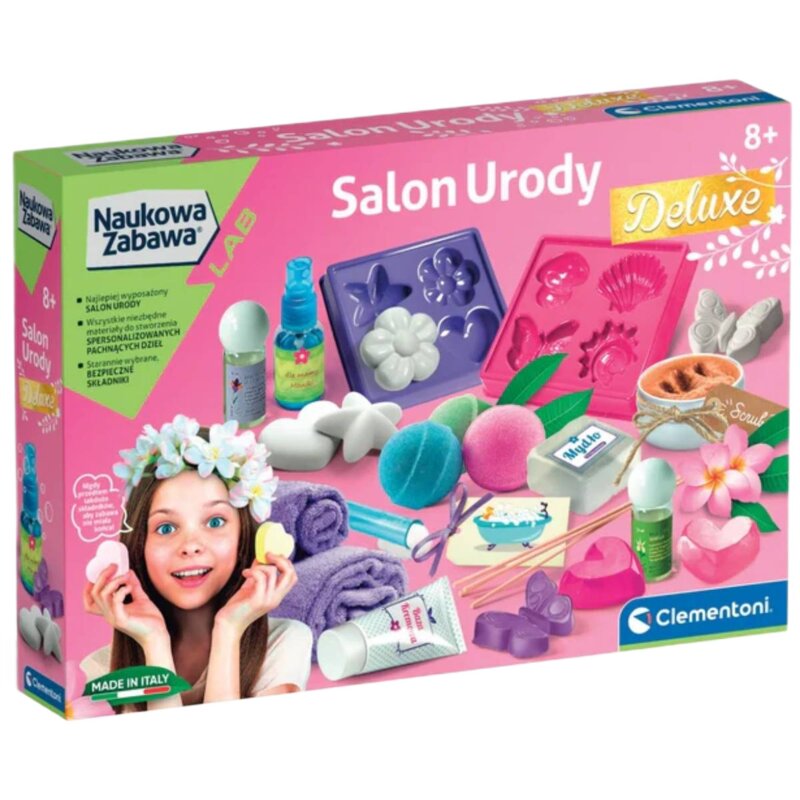 Zestaw kreatywny CLEMENTONI Naukowa zabawa Salon urody 50690