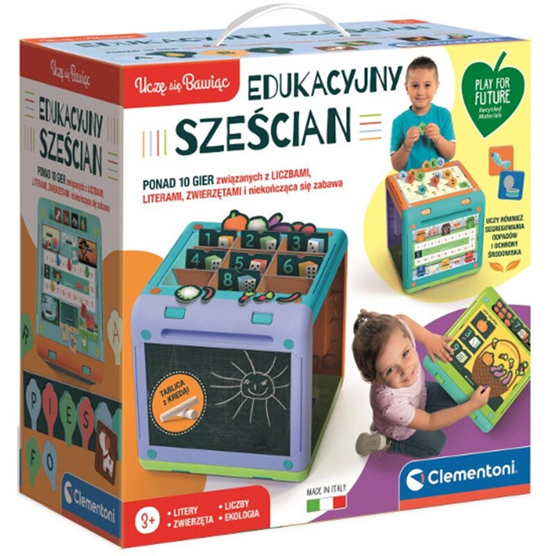 Zabawka edukacyjna CLEMENTONI Uczę się bawiąc Edukacyjny sześcian C50695