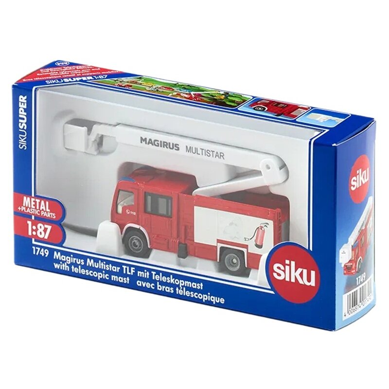 Samochód SIKU Wóz strażacki z masztem teleskopowym 1749