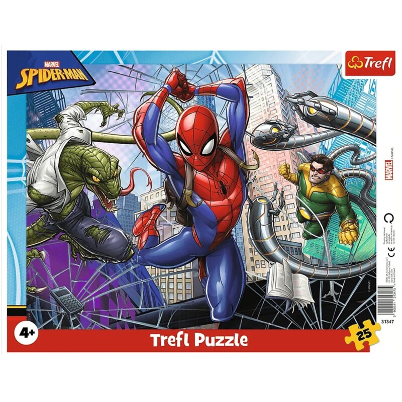 Puzzle TREFL Odważny Spiderman 31347 (25 elementów)