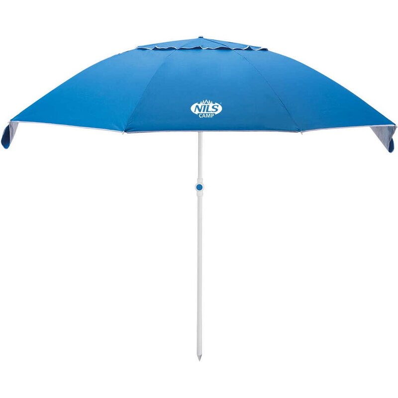 Parasol plażowy NILS CAMP XL NC7822 220 cm Niebieski