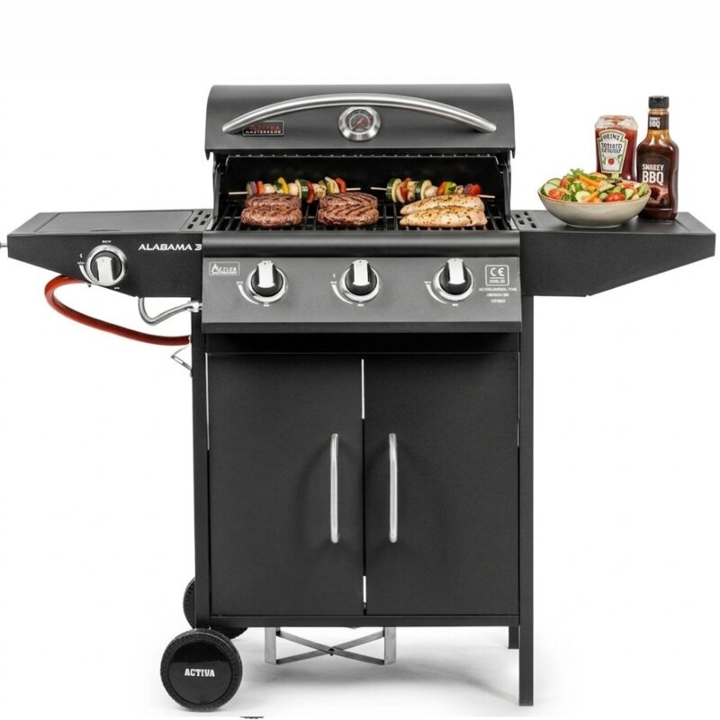 Grill ogrodowy gazowy ACTIVA Alabama III 19789GD
