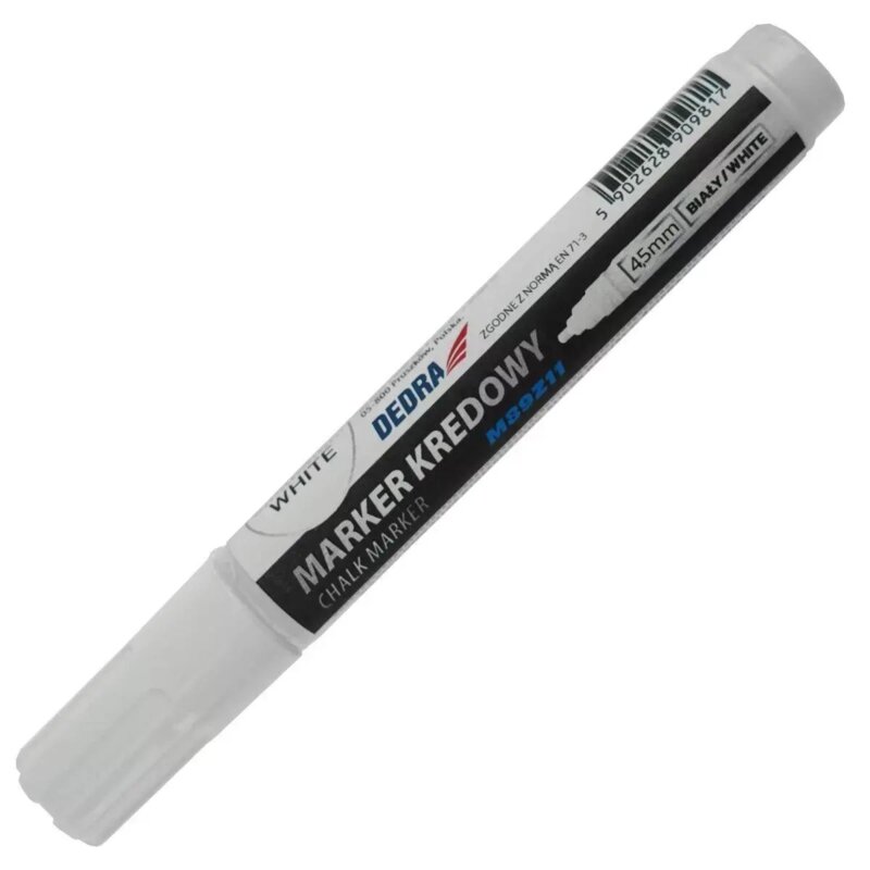 Marker kredowy DEDRA M89Z81 Biały