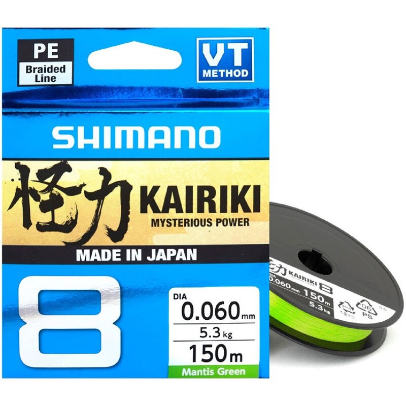 Plecionka SHIMANO Kairiki 8 0.06 mm / 150 m Zielony
