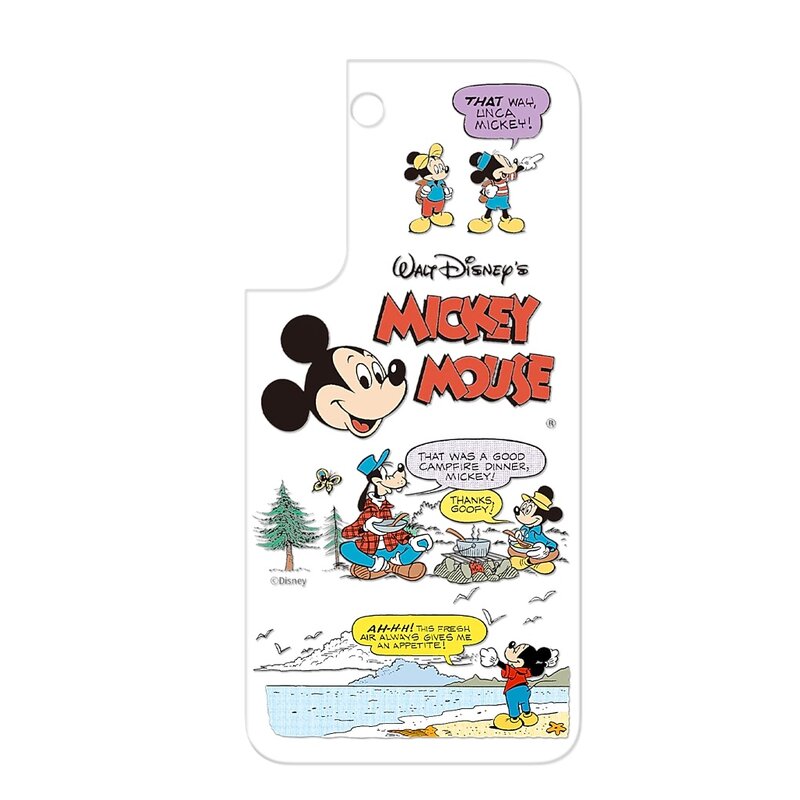 Panel SAMSUNG do etui Frame Cover do Galaxy S22 Disney Mickey Mouse Biały