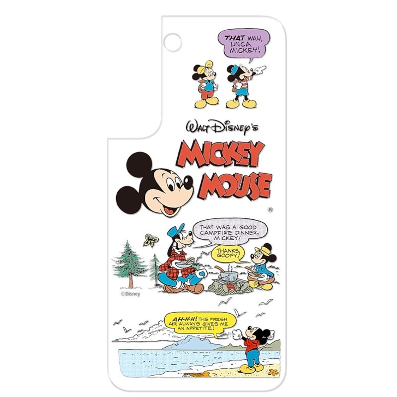 Panel SAMSUNG do etui Frame Cover do Galaxy S22+ Disney Mickey Mouse Biały