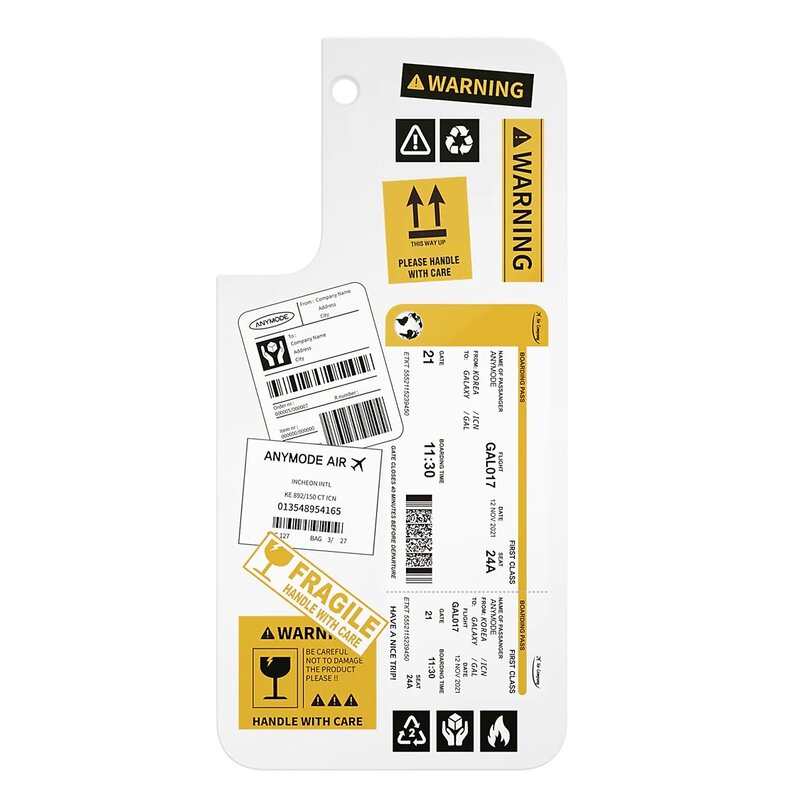 Panel SAMSUNG do etui Frame Cover do Galaxy S22 Anymode Biały