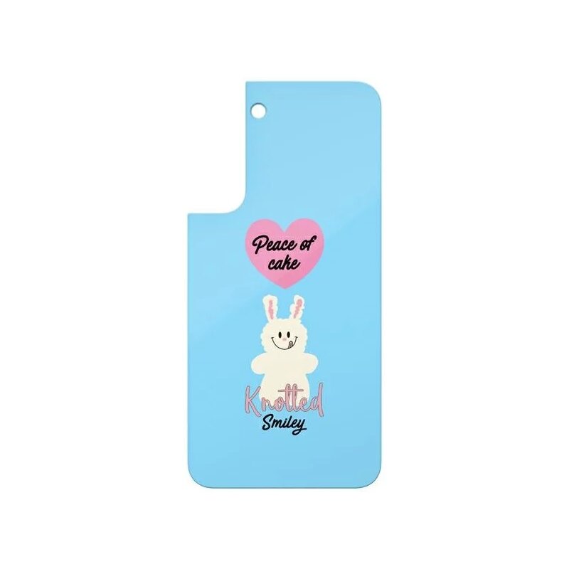 Panel SAMSUNG do etui Frame Cover Galaxy S22 Knotted Niebieski
