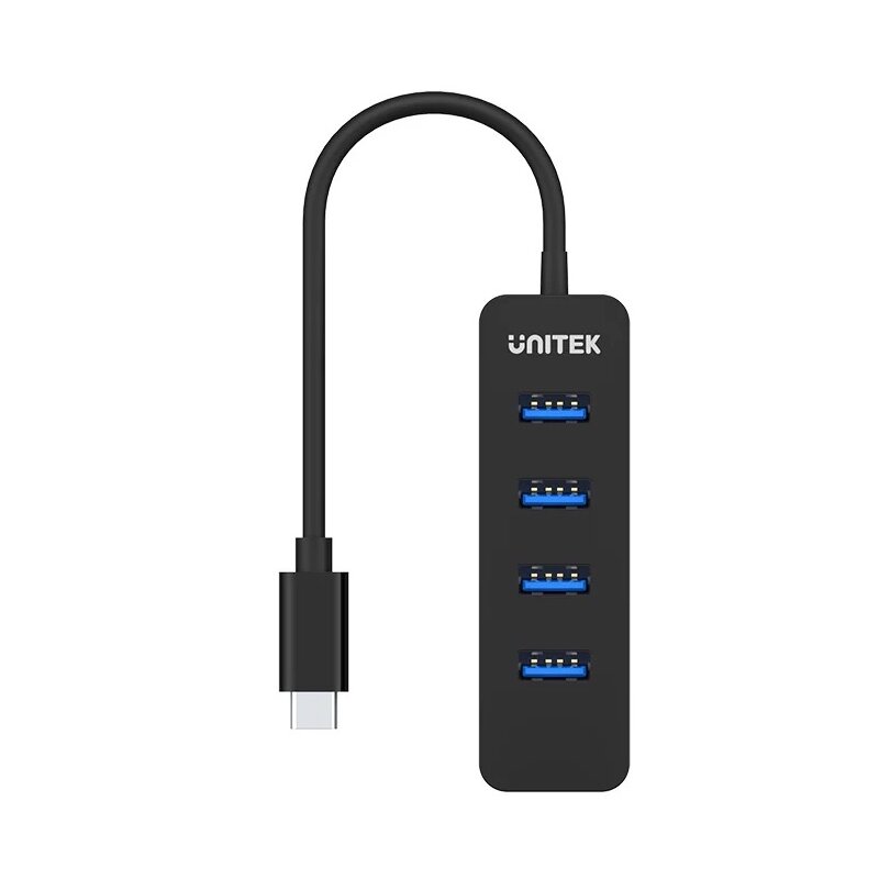 Hub UNITEK H1117B USB Typu C, Aktywny