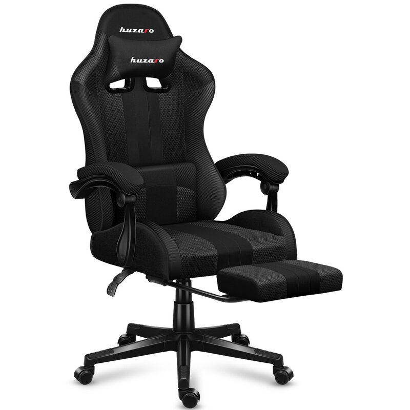 Fotel gamingowy HUZARO Force 4.7 Carbon Mesh Czarny