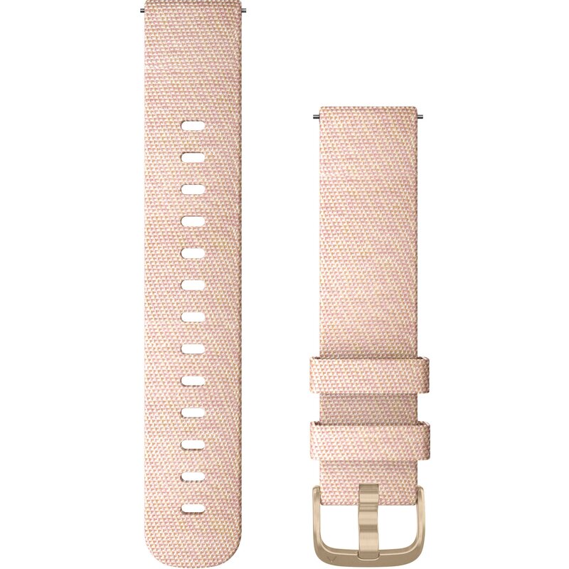 Garmin QuickFit nylon 20 mm Różowo-Złoty
