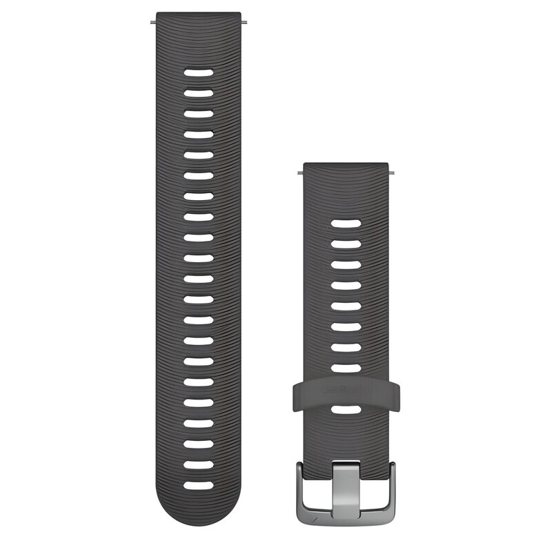 Garmin QuickFit silikon 20 mm Popielato-srebrny