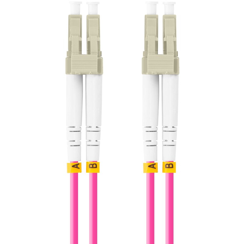 Kabel patchcord LANBERG FO-LULU-MD41-0100-VT 10 m