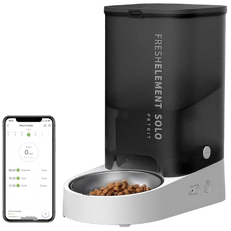 Dozownik karmy automatyczny PETKIT Fresh Element Solo Czarny