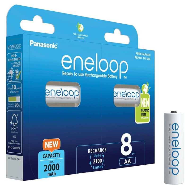 Panasonic Eneloop AA 2000mAh 8szt.