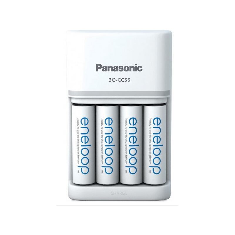 Ładowarka PANASONIC Eneloop BQ-CC55 + 4 akumulatorki AA 2000 mAh