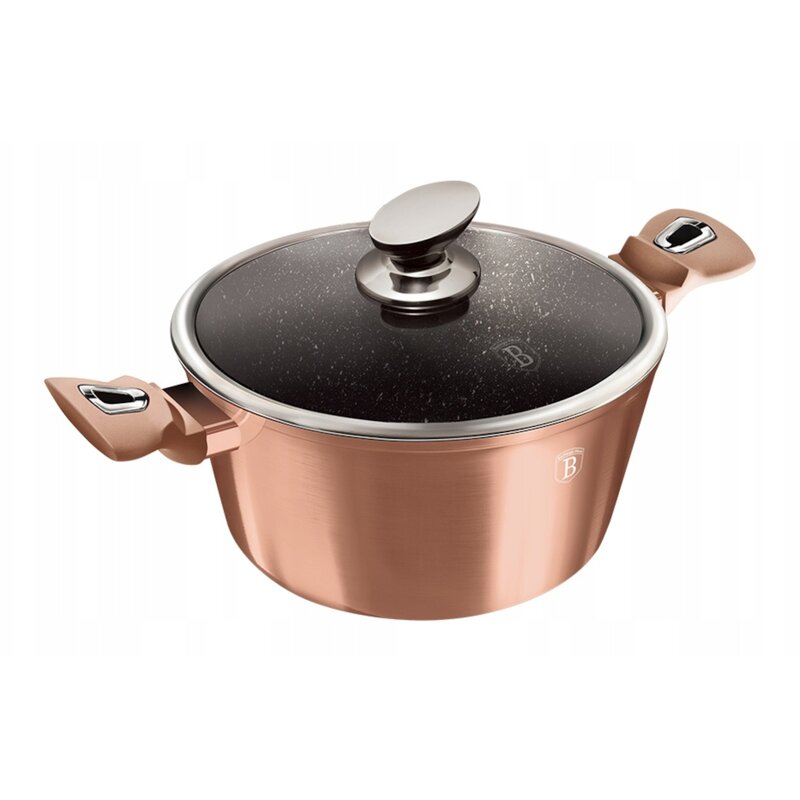 Garnek BERLINGER HAUS Metallic Line Rose Gold BH-6194 8L