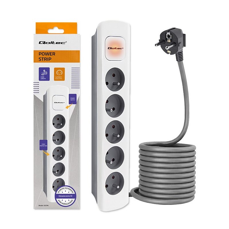 Listwa QOLTEC 50296 (1.8 m)
