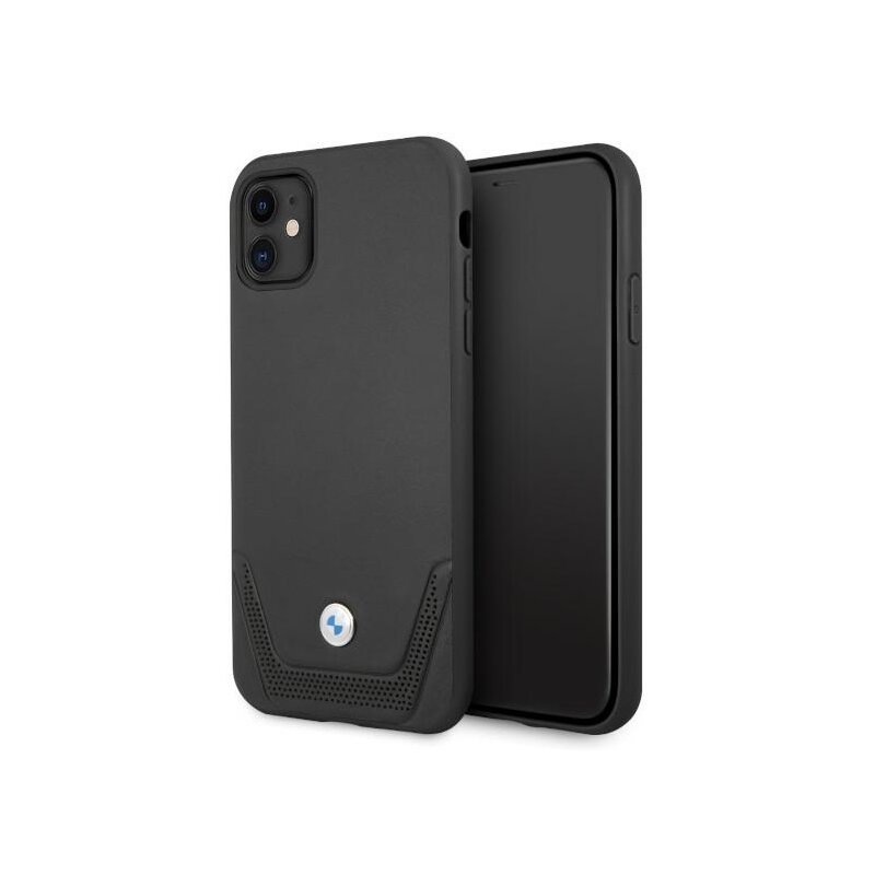 Etui BMW Perforate do Apple iPhone 11 Czarny