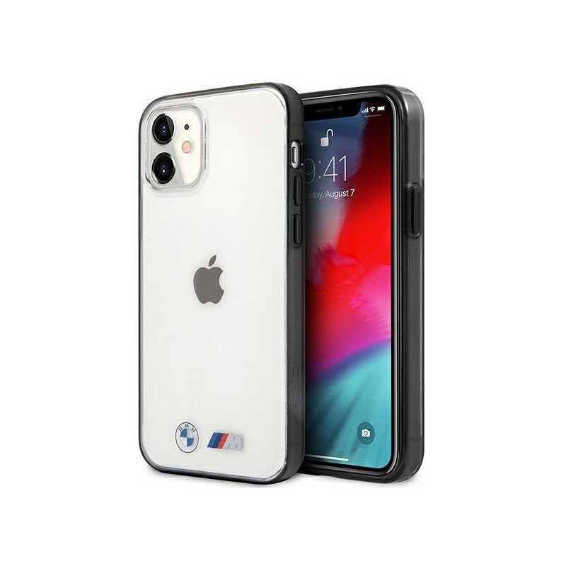 Etui BMW Sandblast do Apple iPhone 12 mini Przezroczysty