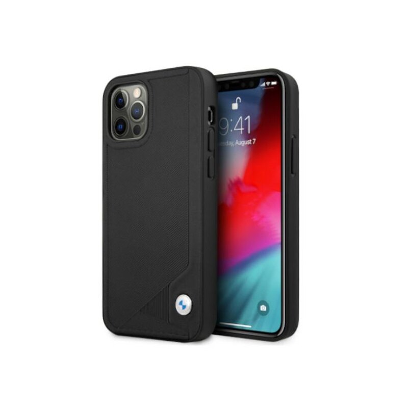 Etui BMW Deboss do Apple iPhone 12/12 Pro Czarny