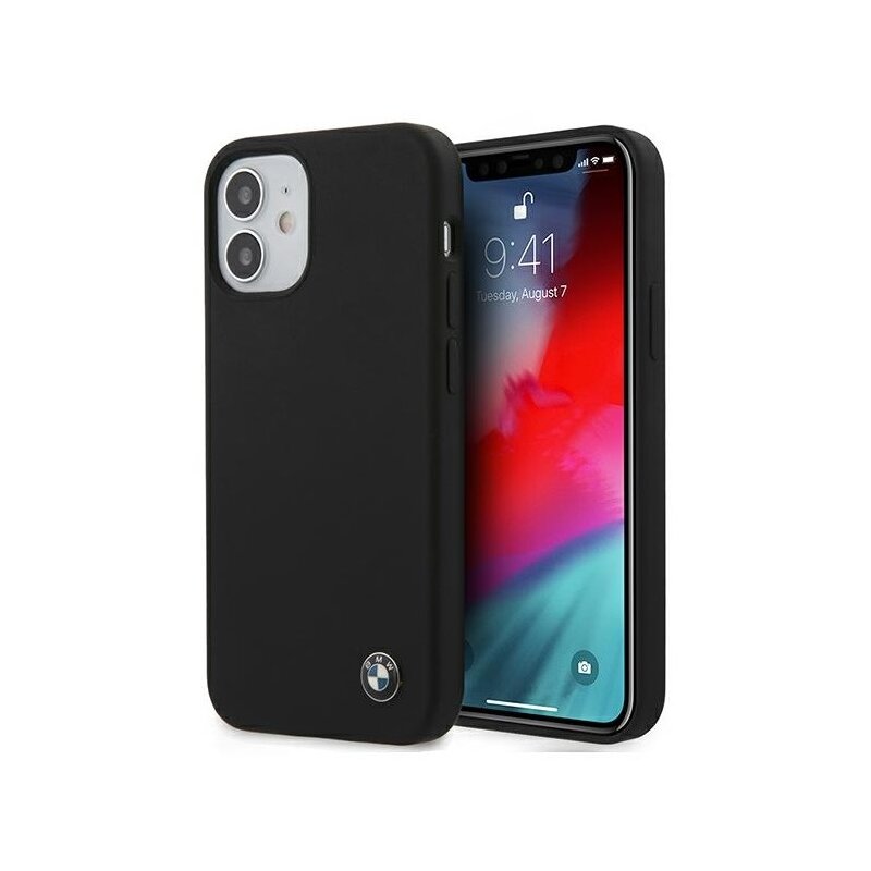 Etui BMW Silicone Signature do Apple iPhone 12 mini Czarny