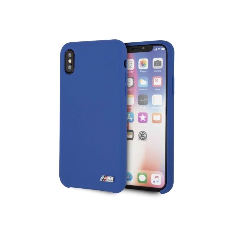 Etui BMW Silicone M Collection do Apple iPhone X/Xs Niebieski