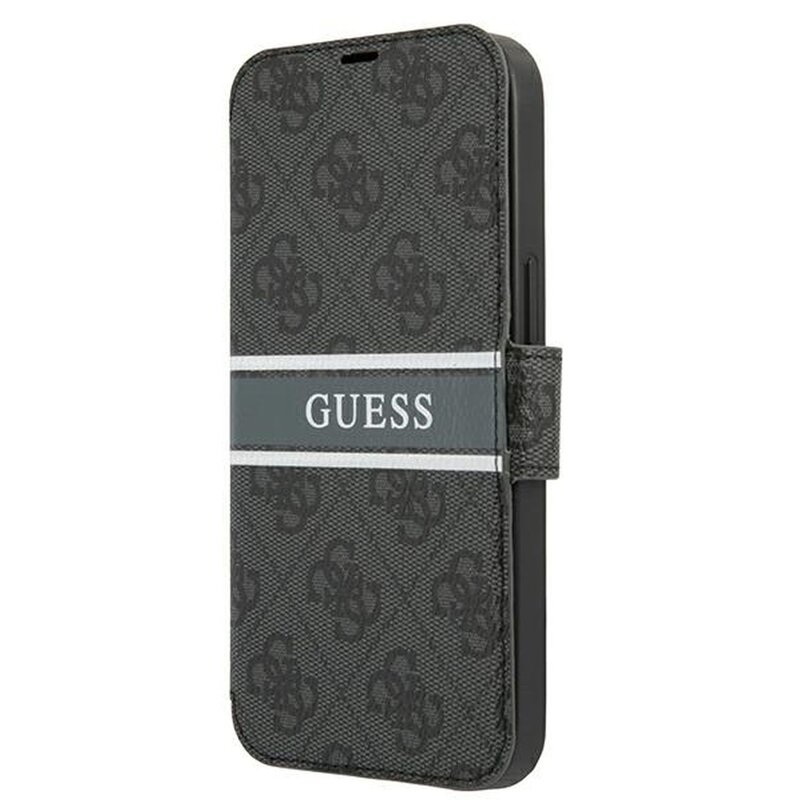 Etui GUESS 4G Stripe do Apple iPhone 13 Mini Szary